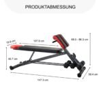 Finer Form Hantelbank 5-in-1 – Multifunktionale Trainingsbank – Bild 5