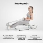 WONDER CORE 4-in-1 Rudergerät & Heimtrainer bis 242 kg – Bild 5
