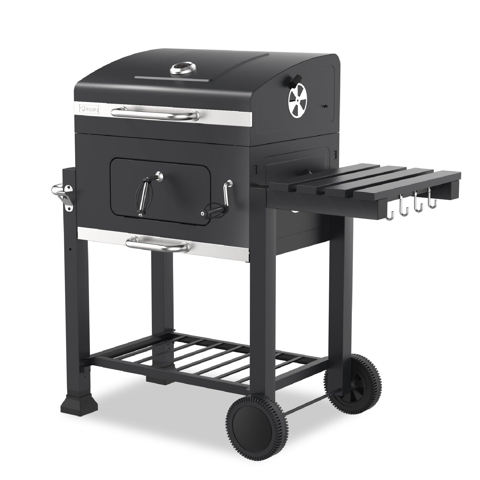 61wGkIlpi1L tepro Holzkohlegrill Toronto Click mit Deckel & Thermometer – Bild 1