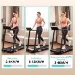 CITYSPORTS Klappbares Laufband bis 12 km/h | App & Tablet-Halter – Bild 4
