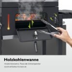 tepro Holzkohlegrill Toronto Click mit Deckel & Thermometer – Bild 6