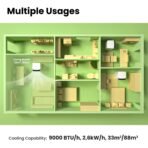 Comfee Mobiles Klimagerät 9000 BTU 3-in-1 | EEK A | bis 31 m² – Bild 8