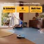 roborock Qrevo S5V Saugroboter – 12.000 Pa, Wischmopp, Docking – Bild 8