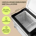 PLUG IN Kompressor Kühlbox 40L – 12V/230V, bis -20°C – Bild 5