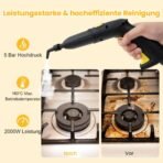 COSTWAY Dampfreiniger 2000 W | 5 Bar | 1,8 L | 29 Zubehörteile – Bild 5