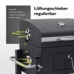 tepro Holzkohlegrill Toronto Click mit Deckel & Thermometer – Bild 7