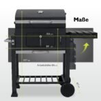 tepro Holzkohlegrill Toronto Click mit Deckel & Thermometer – Bild 2