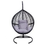 Allpax Hängesessel Größe L | Polyrattan | In- & Outdoor | bis 150 kg – Bild 6