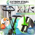 Tretmann Heimtrainer Fahrrad Klappbar | Leise | bis 150 kg – Bild 5