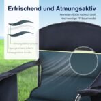HIGH POINT SPORTS Campingstuhl 2er Set XXL 200 kg – Grün – Bild 3