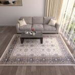 Mazovia Orientteppich 250×350 cm Beige Creme Grau – OEKO-TEX – Bild 4