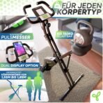 Tretmann Heimtrainer Fahrrad Klappbar | Leise | bis 150 kg – Bild 6