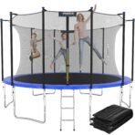 KINETIC SPORTS Trampolin Outdoor Ø 366 cm Salto Plus Blau