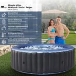Miweba MSpa Bergen Whirlpool 4 Personen – 118 Düsen, 1077 L – Bild 2