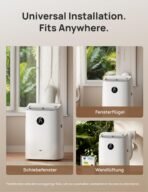 DREO 7500 BTU Mobiles Klimagerät 3-in-1 leise App-Steuerung AC318S – Bild 7