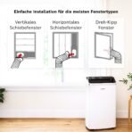 Bosch Cool 4000 Mobiles Klimagerät 3-in-1 | 2,6 kW | 35 m² – Bild 6