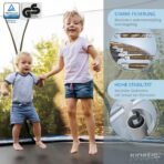 KINETIC SPORTS Trampolin Outdoor Ø 366 cm Salto Plus Blau – Bild 4