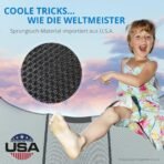 KINETIC SPORTS Trampolin Outdoor Ø 366 cm Salto Plus Blau – Bild 6