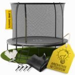 FRIEDO Outdoor Trampolin 305 cm – Sicherheitsnetz, EN71