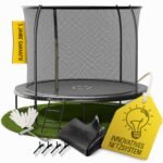 FRIEDO Outdoor Trampolin 305 cm – Sicherheitsnetz, EN71
