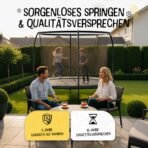 FRIEDO Outdoor Trampolin 305 cm – Sicherheitsnetz, EN71 – Bild 8